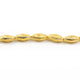 1 Strand 24k Gold Plated Designer Copper Casting Marquise Shape Beads - 24mmx12mm - Jewelry - 8 Inches GPC650 - Tucson Beads