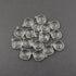 5 Pcs Crystal Quartz Hydro 925 Sterling Silver Faceted Cushion Shape Single Bail Pendant-20MMx16MM  SS144