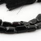 1 Strand Black Onyx Faceted Center Drill Briolettes - Nugget Beads 8mmx8mm-13mmx10mm 7 inches long BR4070 - Tucson Beads