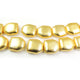 1 Strand Fancy Beads 24k Gold Plated On Copper - Finest Quality Fancy Beads  26mmx24mm  8 inch Strand GPC522 - Tucson Beads