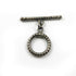 10 Pcs Fine Quality Oxidized Plated Toggle Beads  - Metal Beads -  Toggle Clasp 35mmx3mm-19mm  GPC629