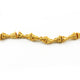 1 Strand 24k Gold Plated Designer Copper Casting Cone Beads - Jewelry Making- 11mmx10mm 8 Inches GPC041 - Tucson Beads