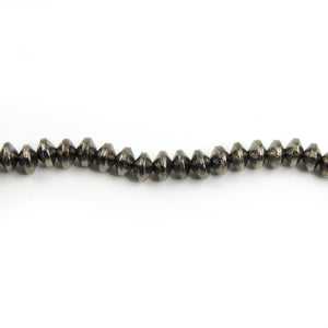4 Strands AAA Quality Japanese Cap Black Copper Beads 8mm 7.5 inch Strand GPC672 - Tucson Beads