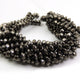 4 Strands AAA Quality Japanese Cap Black Copper Beads 8mm 7.5 inch Strand GPC672 - Tucson Beads