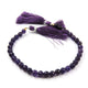 2 Strands Amethyst  Faceted  Rondelles -  Rondelle Beads 7mm 8.5 inches BR629 - Tucson Beads