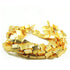 3 Strands Fine Quality Square Beads 24K Gold Plated Over Copper - Square Shape Beads 11mm 8 Inch Strand  GPC681