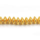 1 Strand Designer Fancy Wheel Beads 24k Gold  Plated On Copper--Copper Beads 13mm 8 INch Strand GPC689 - Tucson Beads