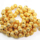 1 Strand 24k Gold Plated Designer Copper Casting Round Ball Beads - Jewelry Making -13mmx11mm 9 Inches GPC694 - Tucson Beads