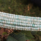 1 Strand Amazonite Faceted Rondelles - Amazonite Roundel Beads 7-8mm 14 Inches BR2029 - Tucson Beads