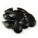Bulk Lot 25 Pcs Black Onyx Oxidized Silver Plated Faceted Pear Shape Pendant - Black Onyx Pendant 31mmx18mm-40mmx23mm PC266 - Tucson Beads