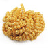 2 Strands 24k Gold Plated Designer Copper Casting Round Beads- 11mm Beads - Jewelry- 8 Inches Gpc474