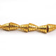 1 Strand 24k Gold Plated Designer Copper Casting Cone Beads - Jewelry - 13mmx10mm 7.5 Inches Gpc337 - Tucson Beads