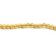 2 Strands 24k Gold Plated Copper Diamond Cut Balls Beads- 7mm-8mm  - Jewelry Making - 8 Inches GPC076 - Tucson Beads