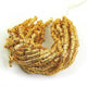 2 Strands 24k Gold Plated Designer Copper Casting Round Charm - 6mmx2mm - Jewelry - 7.5 Inches GPC733 - Tucson Beads