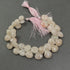 1 Strand Genuine Morganite Faceted Heart  Beads - Heart Beads 11mm-15mm 8.5 Inches BR2125