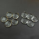5 Pcs Crystal Quartz 925 Sterling Silver/ Vermeil Faceted Round Single Bail Pendant -  28mmx24mm SS327  (You Choose) - Tucson Beads