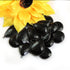 5 Pcs Black Onyx Oxidized Silver Plated Faceted Pear Shape Pendant - Black Onyx Pendant 31mmx18mm-40mmx23mm PC266
