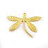 5 Pcs Beautiful Butterfly Charm 24K Gold Plated on Copper - Butterfly Pendant 58mmx42mm  GPC218