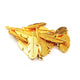 5 Pcs Beautiful Feather Bead 24K Gold Plated on Copper Pendant - Leaf Pendant  31mmx10mm  GPC351 - Tucson Beads