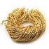 5 Strands Designer Tube Beads 24k Gold Plated Copper 4mmx3mm-6mmx3mm 7.5 inch Strand Gpc740