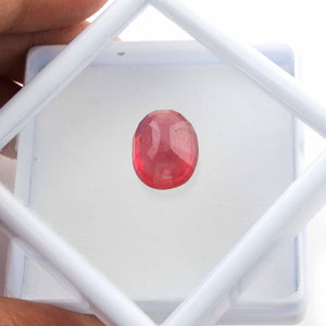1 Pc 10 Ct. Natural Ruby Faceted Gemstone - Ruby Loose Gemstone - Brilliant Cut - Jewelry Making  14mmx11mm  LGS659 - Tucson Beads