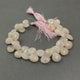 1 Strand Genuine Morganite Faceted Heart  Beads - Heart Beads 11mm-15mm 8.5 Inches BR2125 - Tucson Beads