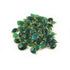 10 Pcs Green Onyx 24k Gold Plated Pear Shape Double Bail Connector 22mmx11mm-32mmx21mm PC316