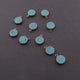 5 Pcs Turquoise Round Pendant Rose Gold Electroplated Single Bail Pendant 17mmx13mm DRZ153 - Tucson Beads