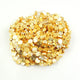 5 Strands AAA Quality Diamond Cut Round Beads 24k Gold Plated Round beads 8mmx8mm  7.5 inch Strand GPC770 - Tucson Beads