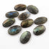 Amazing Labradorite Cabochon,Blue Fire,Blue Flash,Faceted Oval Shape,Loose Gemstone Cabochon,Green,Yellow Flash Fire,Wire Wrap LGs646