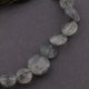 1 Strand Green Rutile Round Shape Beads Briolettes - Green Rutile Briolettes 10mm-13mm  Inches BR1883 - Tucson Beads