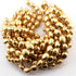 1 Strand Fine Quality Scratch Oval Beads 24K Gold Plated Over Copper - Scratch Oval Beads 11mmx9mm 7Inch  Strand GPC779