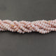 1 Long Strand Pink Opal Faceted Rondelles - Pink Opal Roundel Beads 8mm-9mm 12.5 Inches BR1287 - Tucson Beads