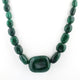 1 Strand AAA Quality Emerald Smooth oval beads Ready To Wear Necklace - Emerald Oval Beads 8x6mm-35mmx28mm 18 Inch BR2050 - Tucson Beads