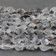 1 Full Strand Herkimer Diamond Faceted Nuggets Briolettes - Raw Diamond Beads 7mmx5mm-8mmx5mm 16 Inch br2330 - Tucson Beads