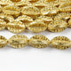 1 Strand 24k Gold Plated Star Fruit Shape Copper Beads- 25mmx12mm  - Copper Jewelry- 8 Inches GPC061 - Tucson Beads