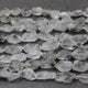 1 Strand New Herkimer Diamond Faceted Front Side Drill Briolettes - Raw Diamond Beads 11mmx7mm-22mmx9mm 14 Inches br2549 - Tucson Beads