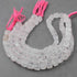 1 Strand Rose Quartz Faceted Cubes Beads Briolettes - Box Shape Beads 7mm-10mm 8 Inches BR2499