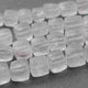 1 Strand Rose Quartz Faceted Cubes Beads Briolettes - Box Shape Beads 7mm-10mm 8 Inches BR2499 - Tucson Beads