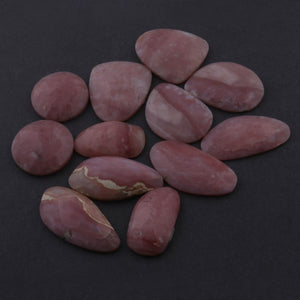 Top Quality Natural Pink Opal Cabochon Matched Pair - Rose Cut Pink Opal Loose Gemstones  LGS651 - Tucson Beads