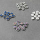 10 Pcs Mystic Druzy Pendant, Heart Shape Pendant, 925 Silver Plated, Titanium Pendant, Bezel Heart Pendant  9mmX7mm PC188 - Tucson Beads