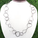 2 Necklace Top Quality 3 Feet Each Oxidized Plated Fancy Shape with Round Copper Link Chain - Each 36 inch GPC870 - Tucson Beads