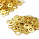20 Pcs Copper Designer Round Charm With Big Hole - Round Charm With Big Hole in 24k Gold Plated 11mm - GPC881 - Tucson Beads