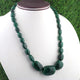 1 Strand AAA Quality Emerald Smooth oval beads Ready To Wear Necklace - Emerald Oval Beads 9mmx8mm-33mmx24mm 18 Inch BR2057 - Tucson Beads