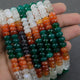1 Strand Excellent Quality Multi Stone Faceted Rondelles - Mix Stone Roundles Beads 8mm-9mm 9 Inches BR2095 - Tucson Beads
