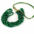 420ct.5 Strand Dyed Emerald Smooth Oval Shape Necklace , Dyed Emerald Smooth Oval Beads, Emerald Necklace - BR2301