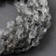 1 Strand Herkimer Diamond Faceted Front Side Drill Briolettes - Raw Diamond Beads 11mmx9mm-13mmx9mm 13 Inches br2353 - Tucson Beads