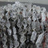 1 Strand Herkimer Diamond Faceted Front Side Drill Briolettes - Raw Diamond Beads 9mmx8mm-13mmx8mm 13.5 Inches br2357