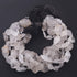 1 Strand AAA Quality Herkimer Diamond Quartz Nuggets, 12mmx12mm-36mmx25mm Center Drilled Beads - Herkimer Rough Stone BR2377
