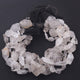 1 Strand AAA Quality Herkimer Diamond Quartz Nuggets, 12mmx12mm-36mmx25mm Center Drilled Beads - Herkimer Rough Stone BR2377 - Tucson Beads